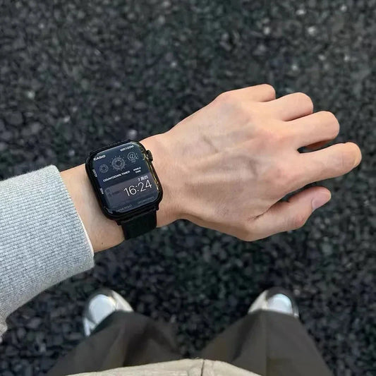 Apple Watch Leather Band – Pebbled Genuine Leather Strap