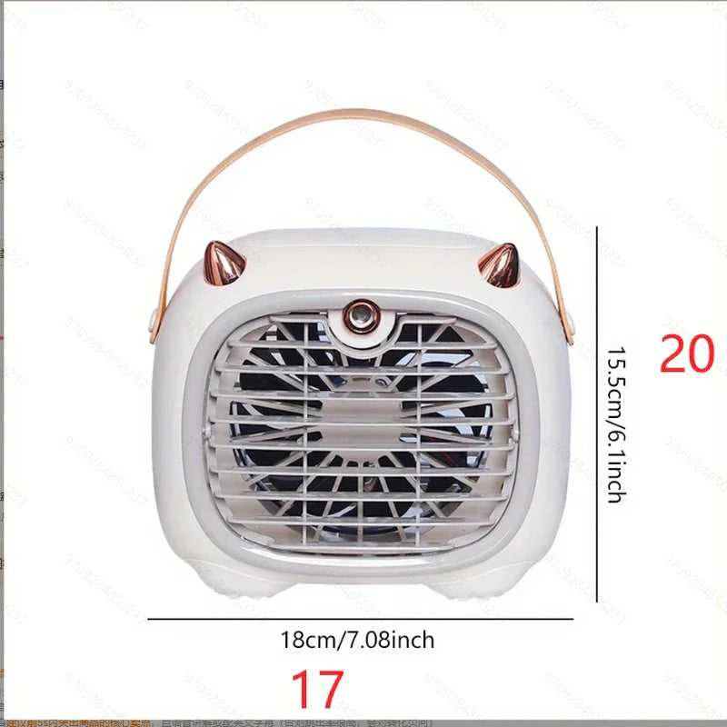 Usb Powered Water Spray Desktop Air Cooler Fan
