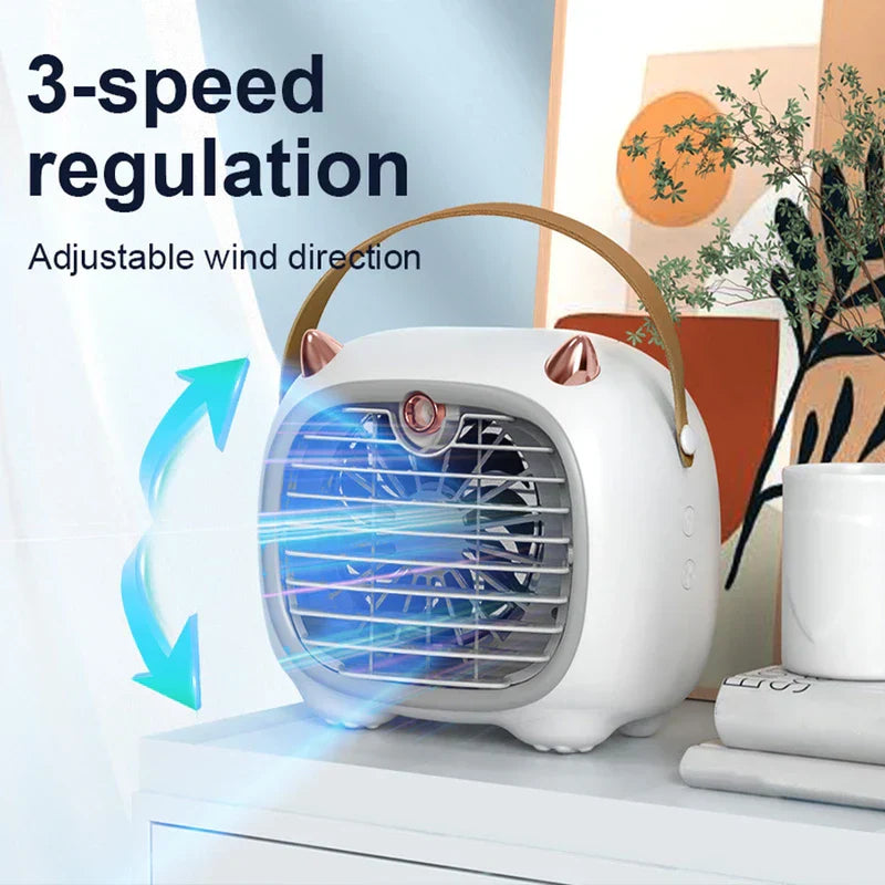 Usb Powered Water Spray Desktop Air Cooler Fan
