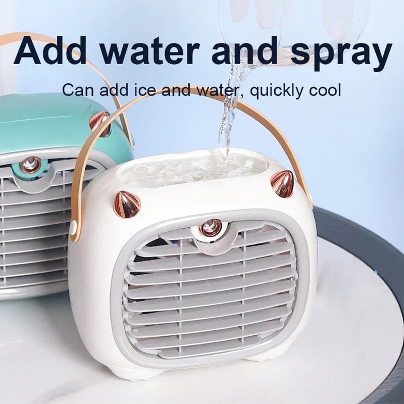 Usb Powered Water Spray Desktop Air Cooler Fan