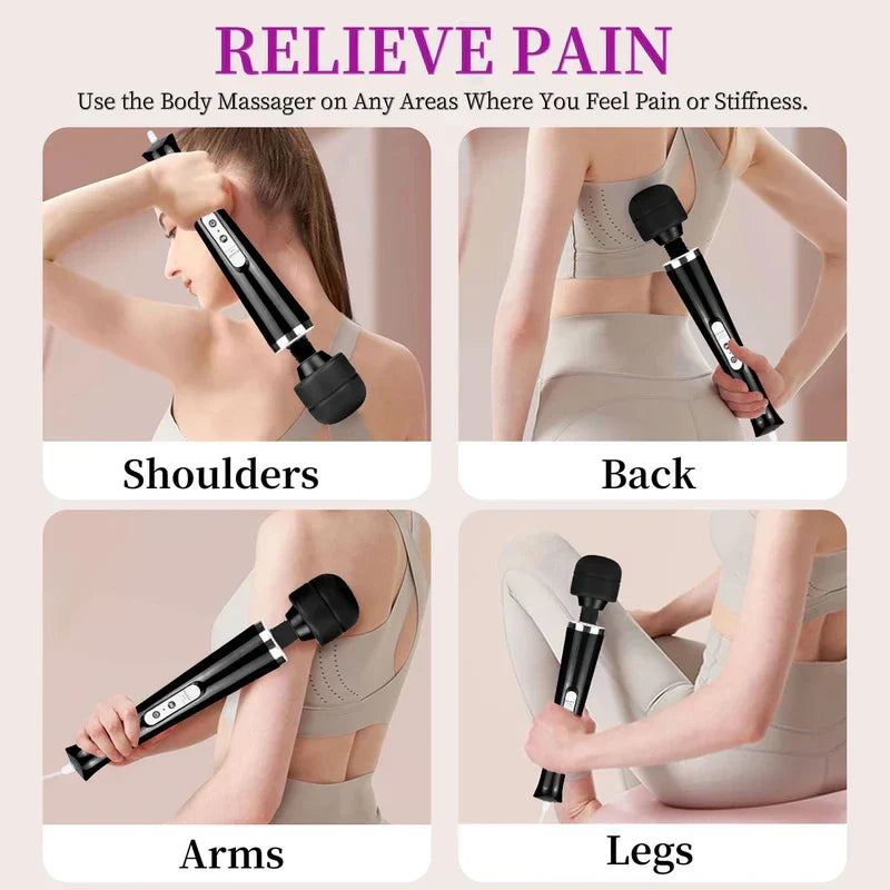 Vibrating Massage Stick Wand Roller Deep Tissue